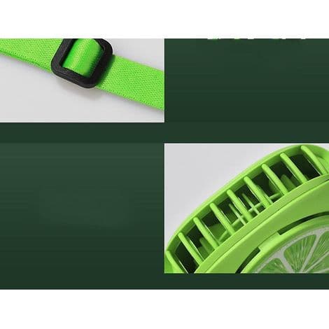 Bladeless halsventilator, hjelmdesign med 3 hastigheder, USB genopladelig ventilator til indendørs og udendørs brug