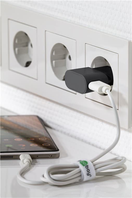 USB-A oplader (5W) sort