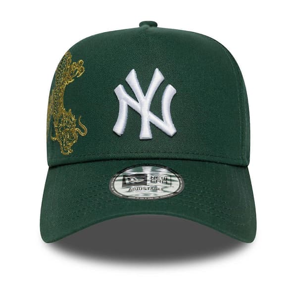 New Era E-Frame Snapback -lippis - SNAKE New York Yankees vihreä