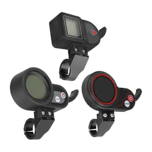 Elektrisk scooter display aluminium fastgørelsesbeslag til 22 mm diameter styr displaydele sort