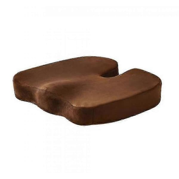 Supermjuk Sammetskudde Memory Foam Kudde (brun)
