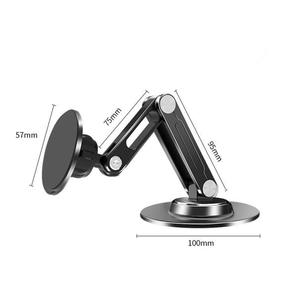 Magnetic Tablet Stand Compatible with iPad - Aluminum Alloy, 360° Rotating, Foldable