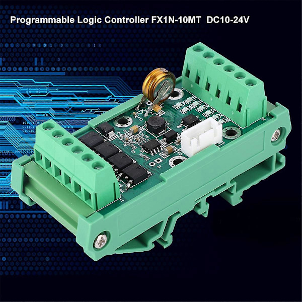 FX1N-10MT Logiikkaohjainmoduuli Ohjelmoitava ohjain DC 10-24V Teollinen ohjauskortti Logiikka C