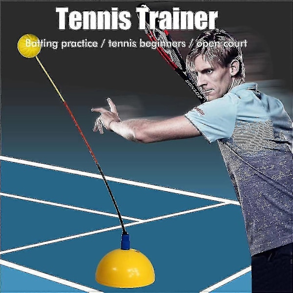 Tennis Træner Bounce Træningsværktøj Øvelses Træningsbolde Maskine