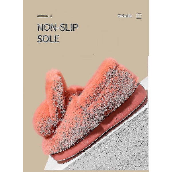 Barn Inomhus Tofflor För Hemma Mjuka Tofflor Flickor Vinter Varma Fluffiga Barnskor Mamma Pappa Golv Babytofflor Pojkar Miaoyoutong