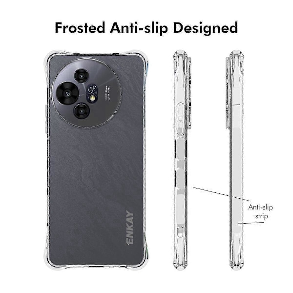 For TCL 50 Pro NxtPaper 5G/TCL 50 NxtPaper 5G ENKAY HAT PRINCE Deksel Transparent TPU Telefondeksel