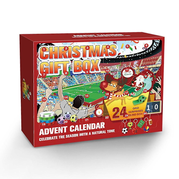 Advent Calendar 2022 For Boys World Cup Theme Soccer Toys Toys For 3-12 Year Old Kids