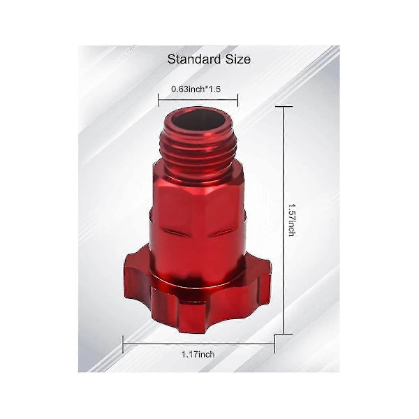 Pistolkoppadapter for Gfg Tts Tt, Ekstern Adapter Gjengestørrelse 16mm Stigning 1.5mm