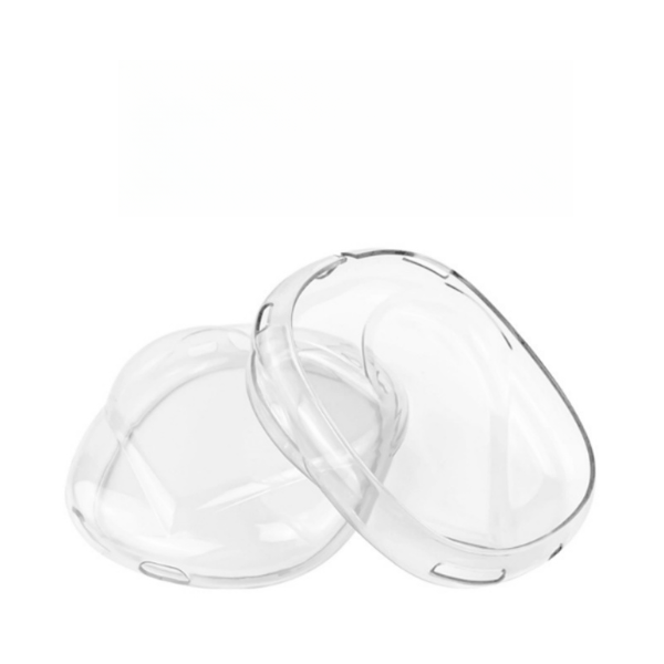 TPU-fodral för AirPods Max hörlurar, 2-pack transparent