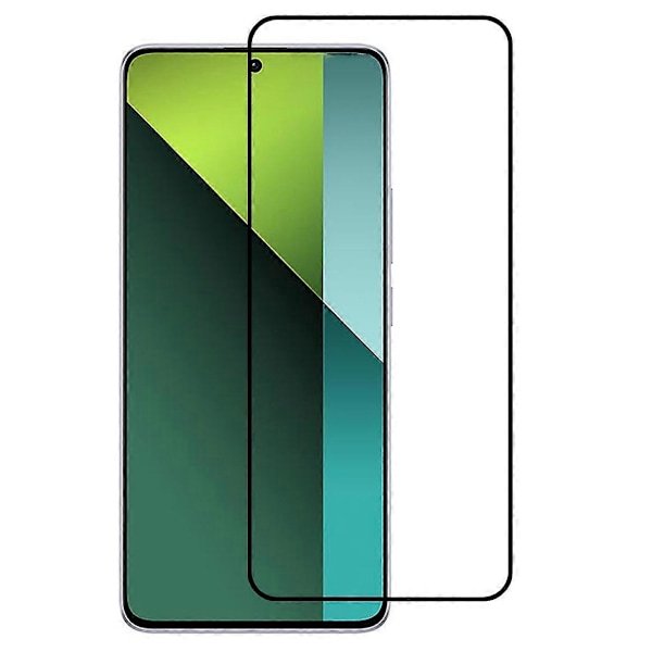 Xiaomi Redmi Note 13 Pro 5G karkaistu lasikalvo näytönsuoja sivuliimalla 9D sirpalesuoja
