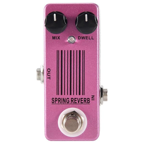 MP-51 Spring Reverb Mini Single Guitar Effekt Pedal True Bypass Guitar Dele & Tilbehør