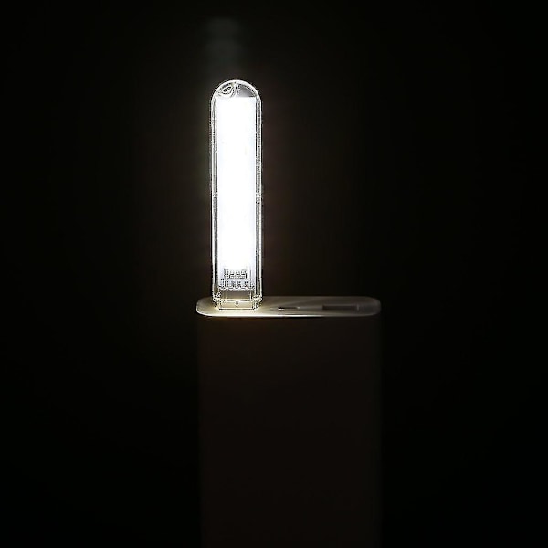 Mini Mobil Strøm USB LED Lampe DC5V 8 LED Datamaskin Bærbar USB Gadget Belysning #yg