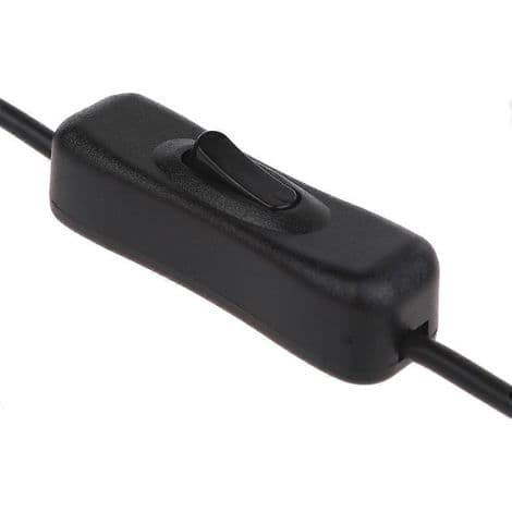 USB-C förlängningskabel med på/av-knapp för Raspberry Pi 4 och Android-enheter