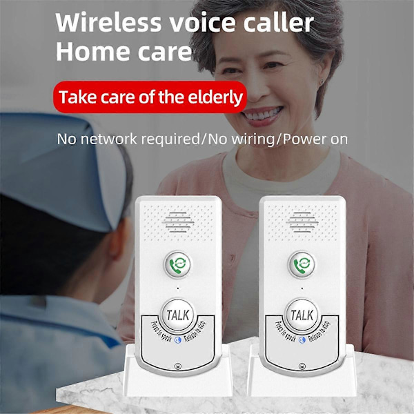 Intercom Trådløs for Hjem Voice Toveis Anroper Hjem Ultralang Distanse Trådløs Voice Inter