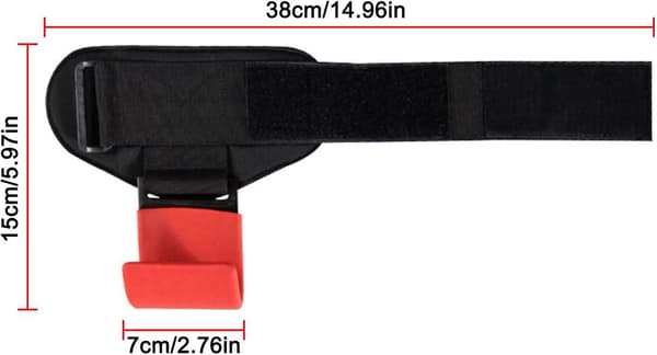 Vektløftingskroker, Heavy Duty Løftehåndleddsstropper Pull Ups Deadlift Stropper Power Lifting Grips P