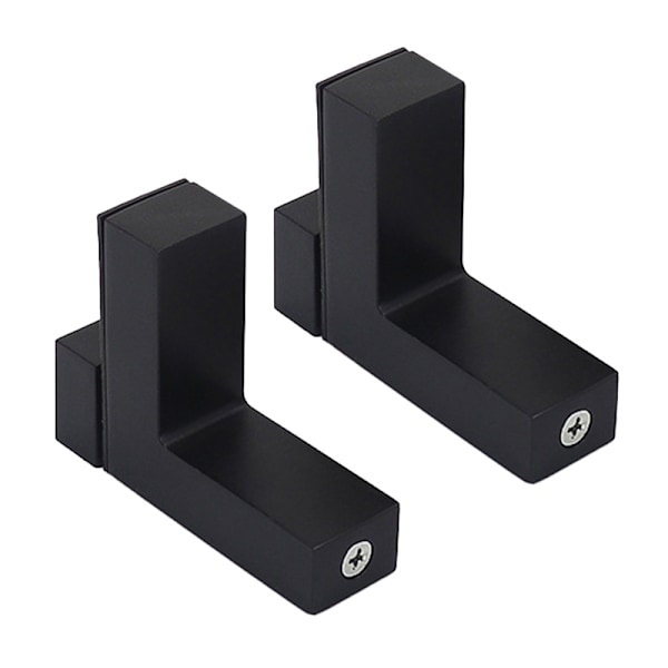 Adjustable shelf bracket / wall mount for shelves 2-pack Black