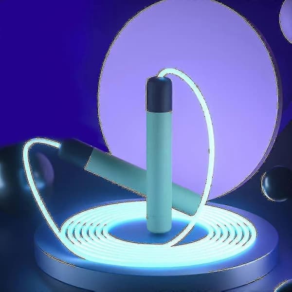 Lysande Hopprep Inomhus Utomhus Coolt LED-ljus Justerbart Grönt