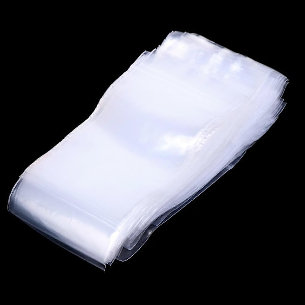 100-pakning - 5x7cm Ziplock / Glidelåsposer / Zip Lock Poser Transparent