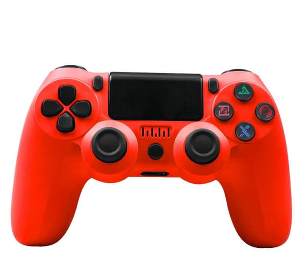 Trådløs kontroller for PS4/Pro/PS3/Slim/PC/Steam, Bluetooth-kontroller, Joystick, Støtter 6-akser, Vibrasjon, Berøringsklikk