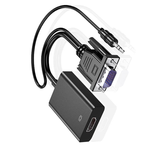 VGA to HDMI Adapter - Connect Your VGA Device to an HDMI Display with 1080P Resolution