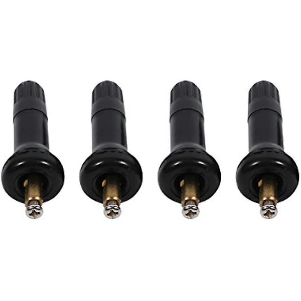 Däckventilskaft 4st TPMS Däcktrycksövervakningssystem Sensor Ventilskaft Gummi Snap In Lock Anti-explosionsmun Däcktrycksövervakningssystem S