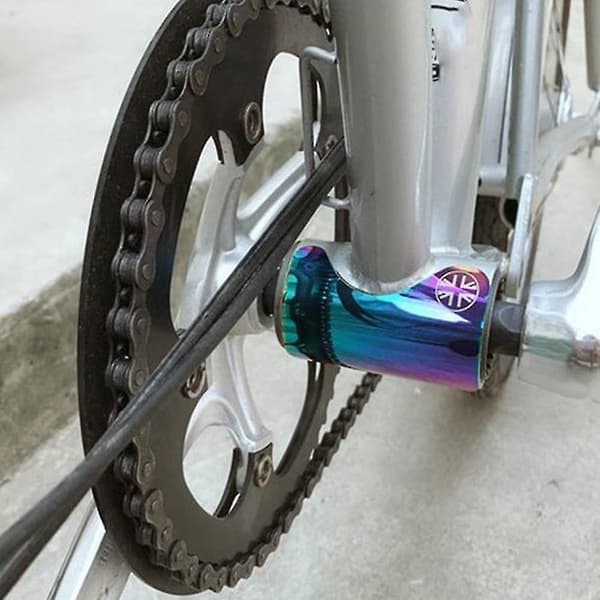 Brompton-pyörän alumiinirunko suojapalat, musta