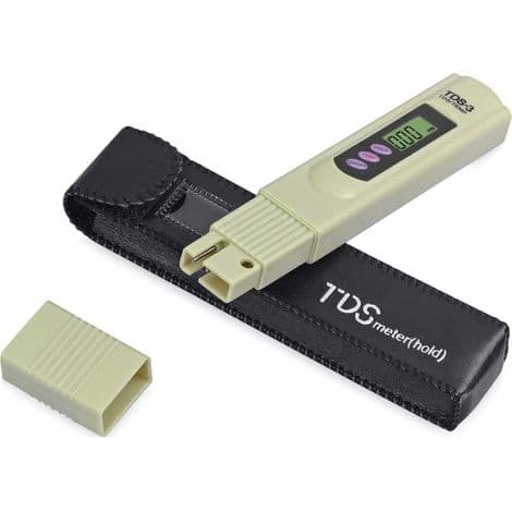 LCD TDS-3 mätare för dricksvattenkvalitet, digital testare, temperatur-PPM-testpenna för mätning av dricksvatten, hydroponik, akvarier, S