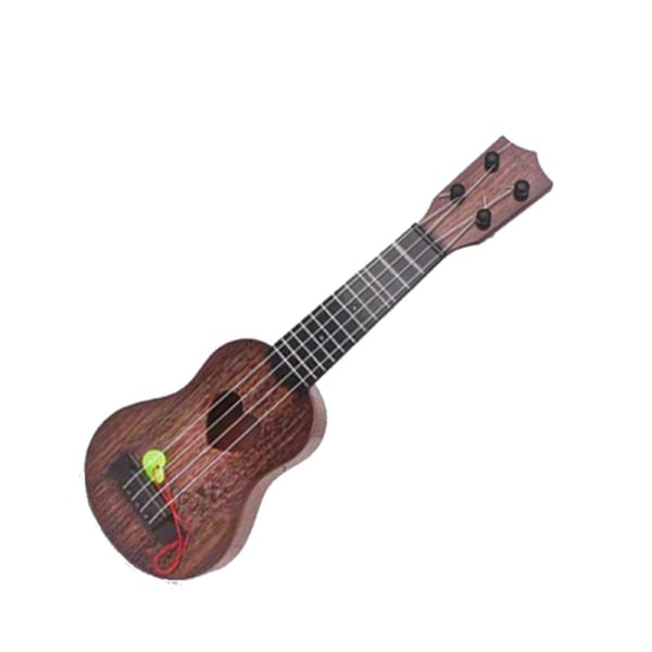 Ukulele leksak barn simulering gitarr kan spela upplysning pedagogiska musikinstrument musik leksak brown