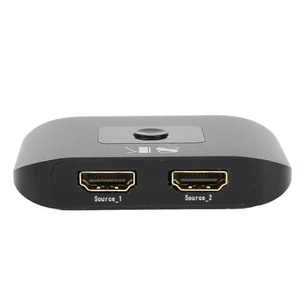2x1 HD Multimedia Interface Switcher 2 inn 1 ut 8K ved 60Hz HD Multimedia Interface Splitter med fjernkontroll