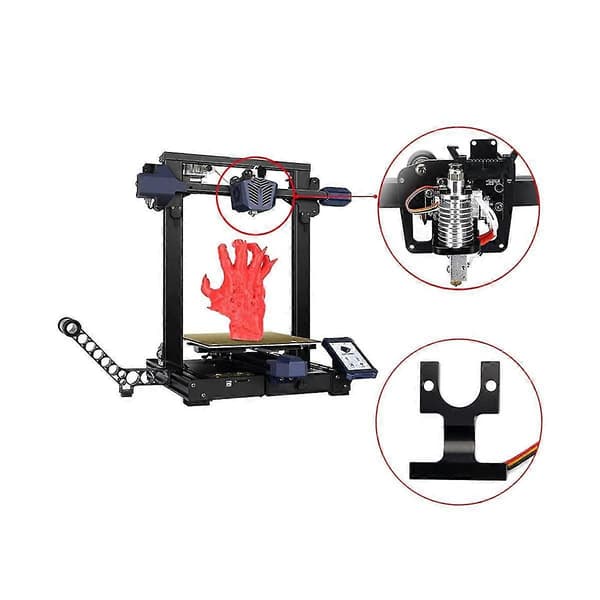 3D-skrivartillbehör för Vyper E Extruder Hot End Monteringsblock Automatisk Nivellering