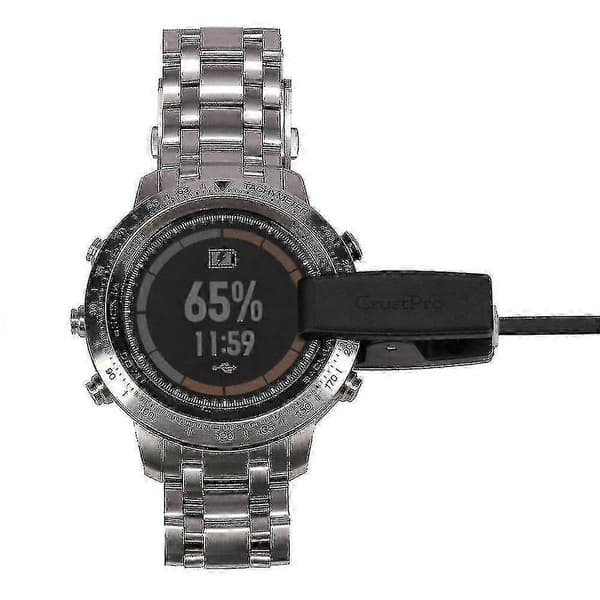Garmin Fenix Chronos -urheilukellon USB-latauskaapeli ja datan synkronointilaturi