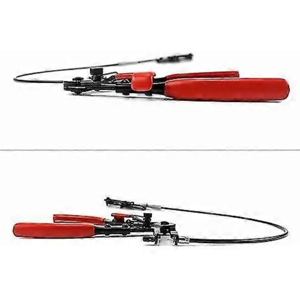Slangeklemme Tang, Slangeklemme Tang Med 620mm Bowden Kabel, Automekaniker Værktøj, 1 Styk