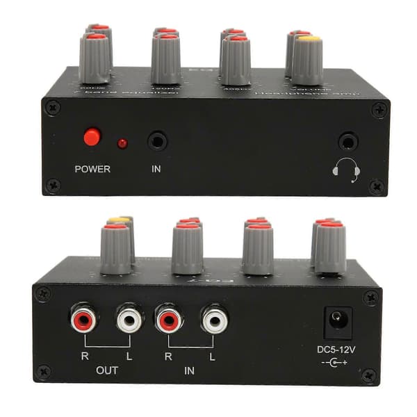 7-bånds lyd equalizer output input equalizer høj bas justering qp