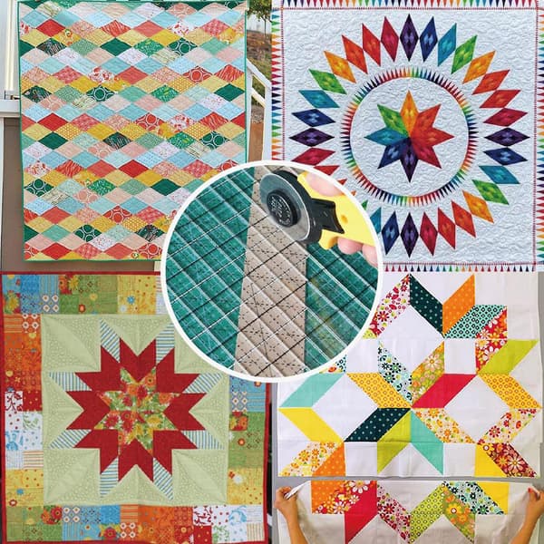 Kvadratisk Slottet Quilt Lineal Klar Patchwork Lineal Akryl For Klipp Stoff