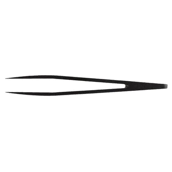 115mm Lange Flad Tip Sort Plast Anti-Statisk Pincet 6 Stk