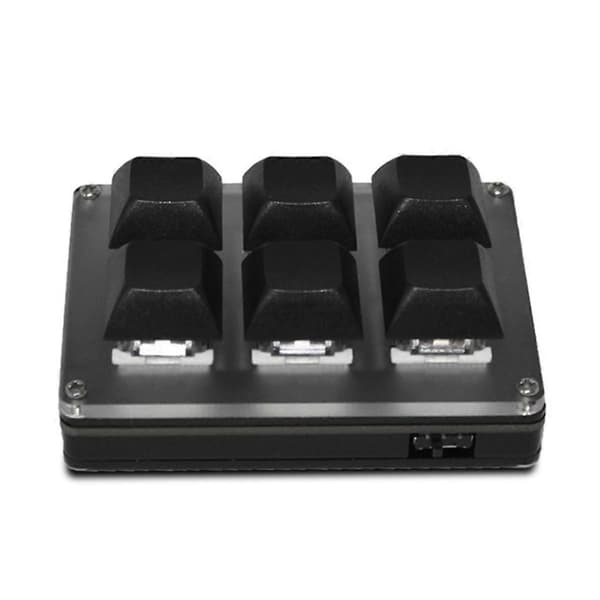 6-Knapps Trådlöst Anpassningsbart Tangentbord 2.4G USB Bluetooth Tri-Mode Knapp Anpassning Hot-Swappable Knapp