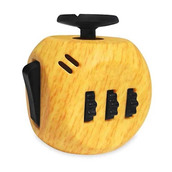 Stuff Certified® Fidget Cube 6 Sidor - Fidget Anti Stress Leksak Trä