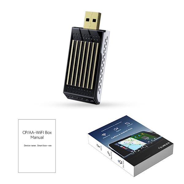 Bil maskine forbindelsesboks aiboxcarplay adapter Android13 smart carplay boks A11M 2+16G 1 stk