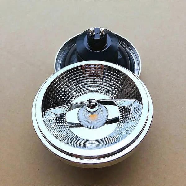 Dimbar AR111 15W 220V 12V GU10 G53 Base Erstatning Halogenlamper Downlight ES111 Pærer COB Spotlight