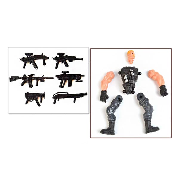 6 Stycken Special Forces Armé Män Figurer Leksak Armé Män Set för Barn Pojkar Present