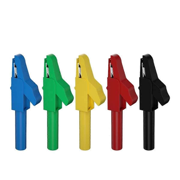 Digitalt multimeter testledningssett Alligatorklemme til 4MM bananplugg med testprobe bakprober sett