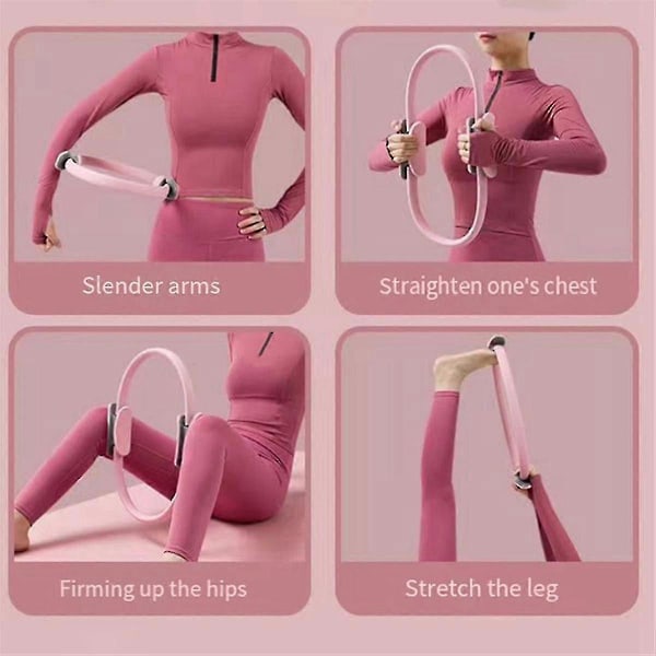 Pilates Ring Pilates Magic Fitness Cirkel Kompatibel Med Lår Abdominal Og Ben Modstandstræning Fitness Yoga
