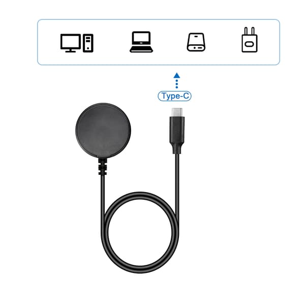 Älykellolaturi musta Samsung Galaxy Watch 3 / 5 / Active 1 / Active 2 / R840 / R850