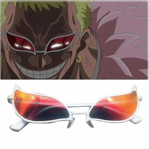 Donquixote Doflamingo Cosplay-briller Anime Pvc-solbriller