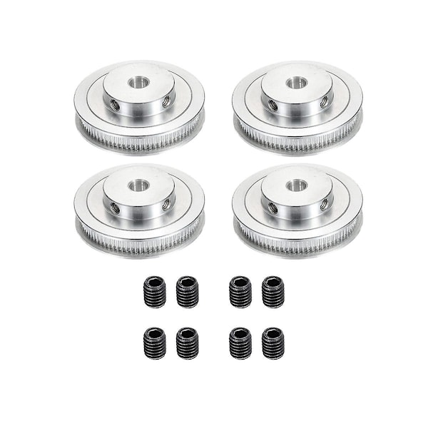 GT2 Pulley 80 Teeth 8mm Hole Pulley Timing Pulley Aluminum for Speed Reducer Belt 3D Printer Parts