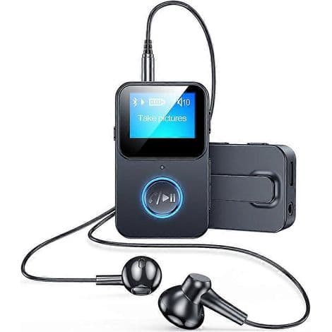 Bluetooth FM-sender med trådløs voltmeter og lydadapter