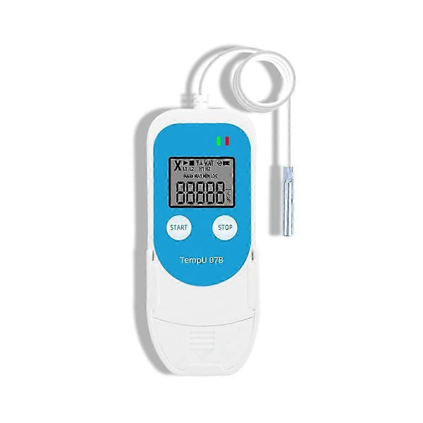 TempU 07B Temperatur-/Luftfuktighetslogger Digital USB-data Termometer Hygrometer för Kylskåp St