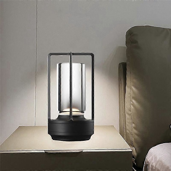 2600MAh Uppladdningsbar LED Bordslampa Modern Touch Justering Bordslampa för Sovrum Restaurang Dekoration