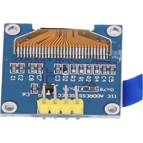 0,96-tommers 4-pinners skjermmodulsett med I2C-buss og OLED-modul for Raspberry Pi