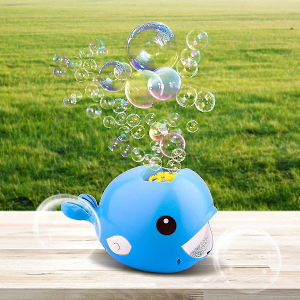 Electric Bubble Whale Bubble Machine Baby Bath Toy G